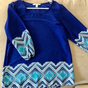 Blue Miami top